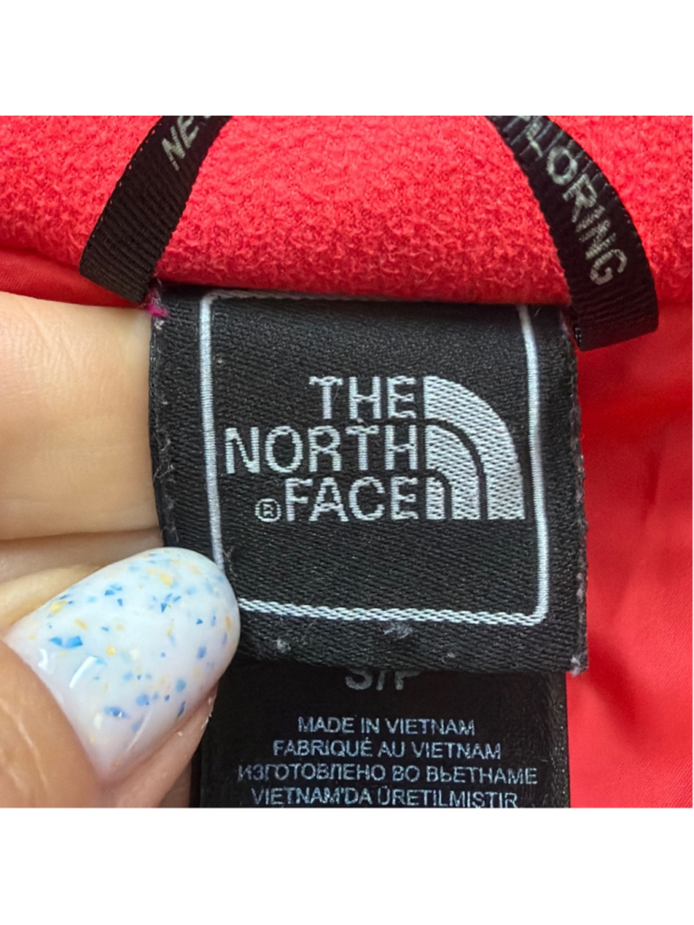 The North Face Lightweight Red Women's Puffer Jacket Sz Small! - Picture 6 of 8